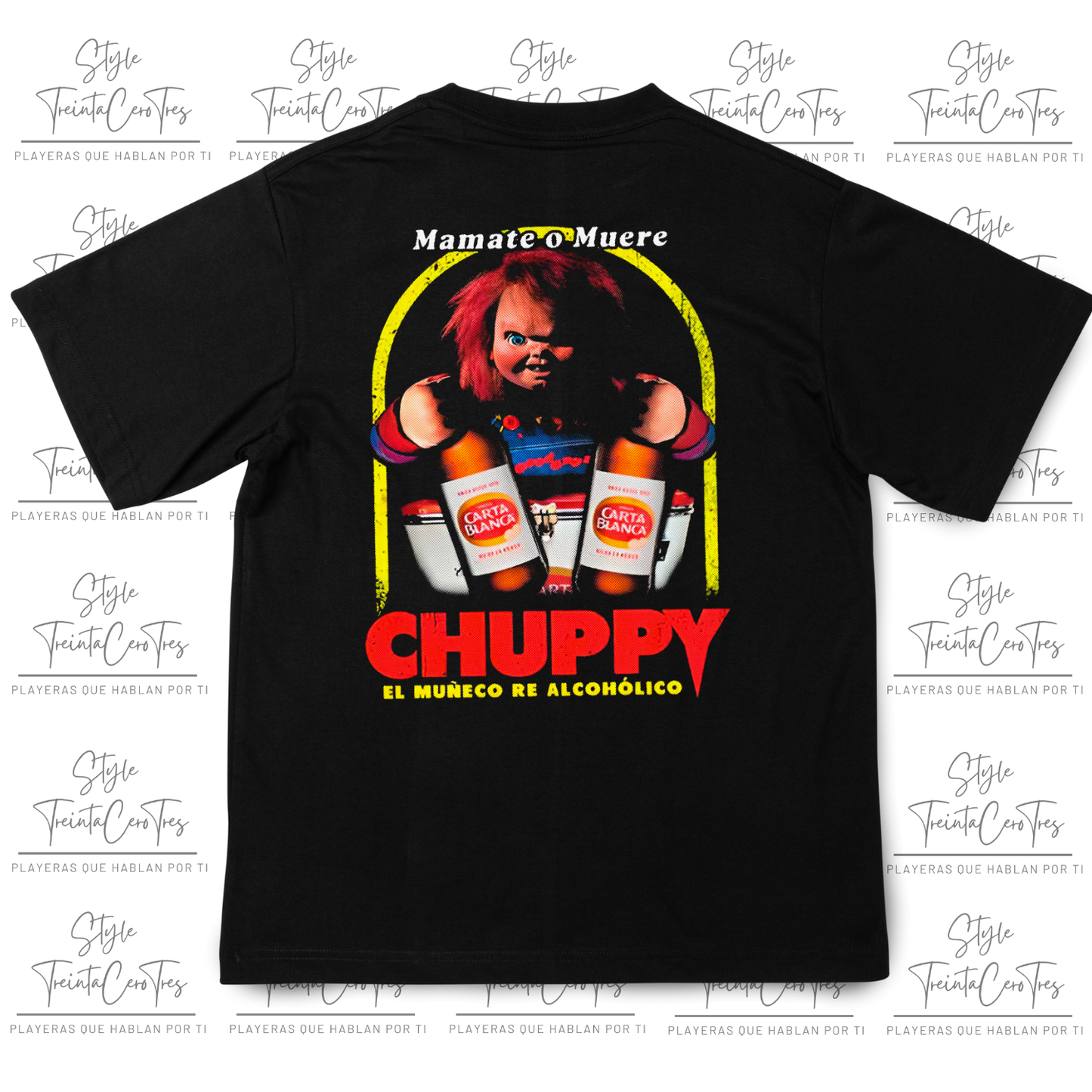 Chuppy el muñeco alcohólico